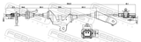 Febest 03606-004 ABS Sensor Front Right