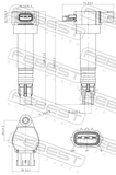 Febest 04640-006 Ignition Coil