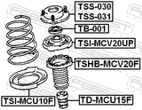 Febest TSS-030 Front Shock Absorber Mounting Right