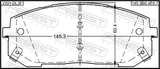 Febest 2201-DL3F Pad Kit, Disc Brake, Front - Kit