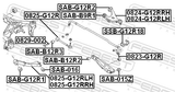 Febest 0829-002 Camber Adjusting Eccentric Bolt