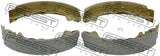 Febest 0202-B10R Shoe Kit, Rear Brake - Kit (With Retaining Ring)