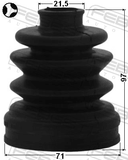 Febest 2215-SORR Boot Inner CV Joint Rear Kit 71X97X21.5