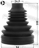 Febest 2315-TATT Boot Inner CV Joint Kit 84X108X26.5