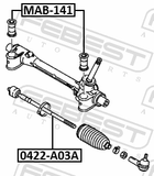Febest 0422-A03A Steering Tie Rod