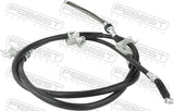 Febest 04100-KKLH Parking Brake Cable, Left