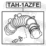Febest TAH-1AZFE Air Cleaner Hose