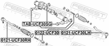 Febest 0121-UCF30LH Steering Tie Rod End Left