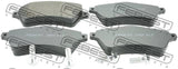 Febest 2901-FLF Pad Kit, Disc Brake, Front - Kit (Including Bolts)