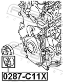 Febest 0287-C11X Pulley Tensioner Kit