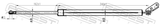 Febest 05117-007RH Tailgate Gas Strut Right