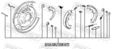 Febest 0104-GRJ150R-KIT Brake Shoe Fitting Kit