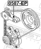 Febest 0587-EP Tension Pulley