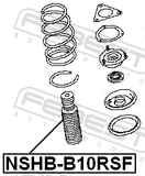 Febest NSHB-B10RSF Front Shock Absorber Boot