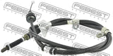 Febest 2299-PCSPORRH Parking Brake Cable, Right