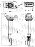 Febest 01640-001 Ignition Coil