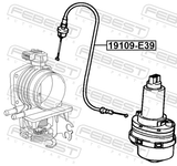 Febest 19109-E39 Secondary Housing Actuator Throttle Cable