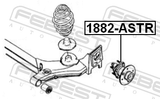 Febest 1882-ASTR Rear Wheel Hub