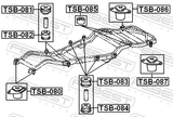 Febest TSB-085 Frame Cushion