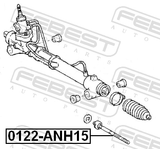 Febest 0122-ANH15 Steering Tie Rod