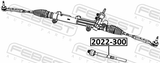 Febest 2022-300 Steering Tie Rod