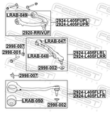 Febest 2998-007 Nut