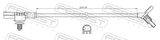 Febest 16606-001 ABS Sensor Rear