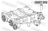 Febest 16457-002 Oil Pipe