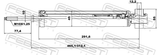 Febest 04650959R Rear Shock Absorber