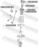 Febest TB-AYZ10 Front Shock Absorber Bearing