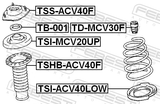 Febest TSHB-ACV40F Front Shock Absorber Boot
