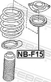 Febest NB-F15 Front Shock Absorber Bearing