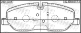 Febest 2901-DIIIF Pad Kit, Disc Brake, Front - Kit