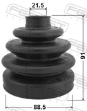 Febest 0217-R20 Boot Outer CV Joint Kit 88.5X91X21.5