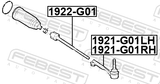 Febest 1922-G01 Steering Tie Rod
