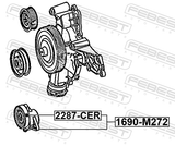 Febest 1690-M272 Belt Tensioner