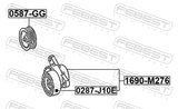 Febest 1690-M276 Belt Tensioner