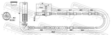 Febest 19606-005 ABS Sensor Rear