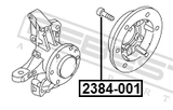 Febest 2384-001 Wheel Stud