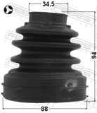 Febest 2115-CA220RHT Boot Inner CV Joint Kit 88X94X34.5