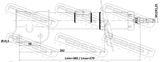 Febest 12110-012FR Shock Absorber Front Right Gas.Twin Tube