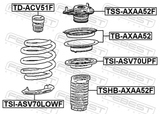 Febest TB-AXAA52 Front Shock Absorber Bearing