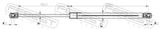 Febest 04117-001 Trunk Gas Strut (With End Damping) L472/540N