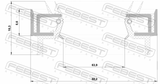 Febest 95SCY-65880918X Oil Seal Front Hub 63.9X88.2X8.6X18.3