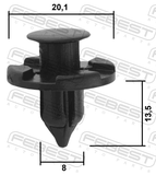 Febest 88570-128 Retainer Clip