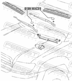 Febest 0199-WAC01 Windshield Wiper Finger Plug