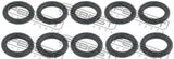Febest RINGAH-028-PCS10 Seal O-Ring A/C Line PCS 10
