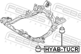Febest HYAB-TUCR Subframe Bushing