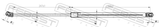 Febest 03117-001 Trunk Gas Strut (With End Damping) L605/395N