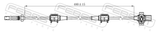 Febest 03606-005 ABS Sensor Rear Left